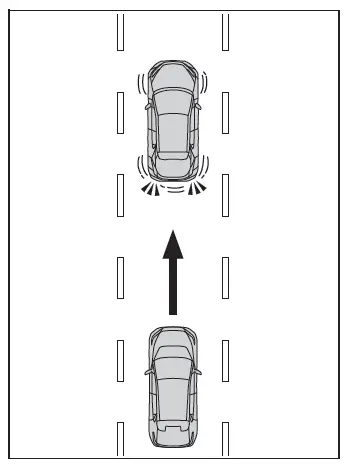 Toyota C-HR. Secondary Collision Brake (Rear Impacts while Stopped)
