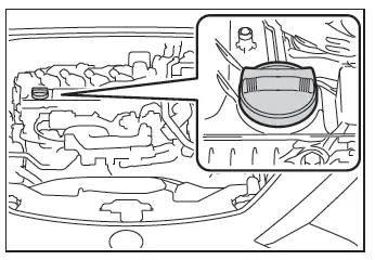 Toyota C-HR. Engine compartment