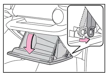 Toyota C-HR. Air conditioning filter