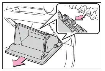 Toyota C-HR. Air conditioning filter