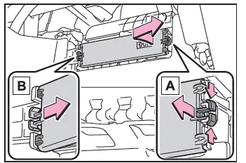 Toyota C-HR. Air conditioning filter