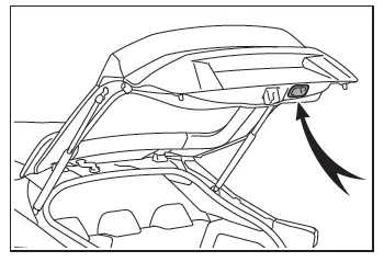 Toyota C-HR. Back door