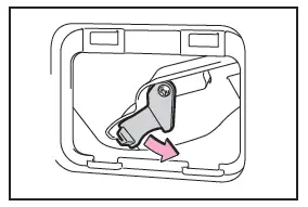Toyota C-HR. Back door
