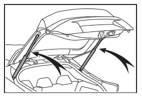 Toyota C-HR. Back door