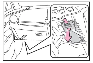 Toyota C-HR. Checking and replacing fuses