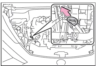 Toyota C-HR. Engine compartment