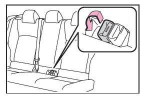 Toyota C-HR. Seat belts