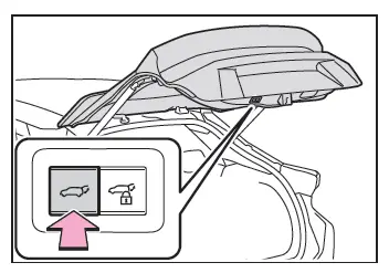 Toyota C-HR. Back door