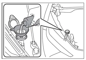 Toyota C-HR. Engine compartment
