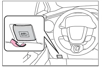 Toyota C-HR. Hood
