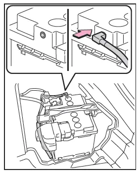 Toyota C-HR. If the 12-volt battery is discharged