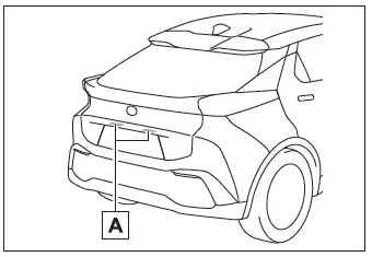 Toyota C-HR. Light bulbs