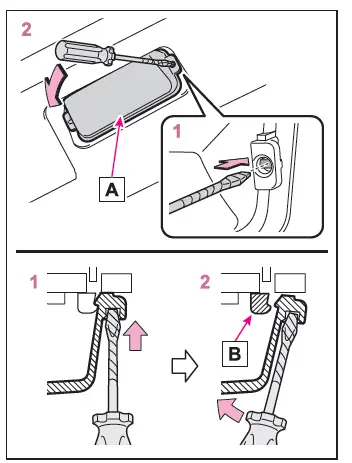 Toyota C-HR. Light bulbs