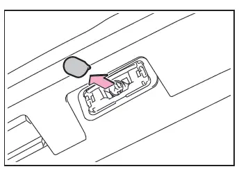 Toyota C-HR. Light bulbs
