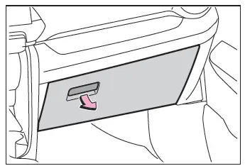 Toyota C-HR. List of storage features