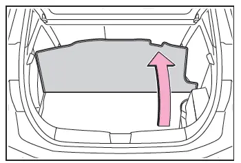 Toyota C-HR. Luggage compartment features
