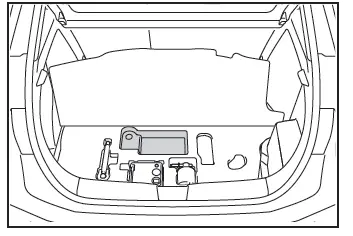 Toyota C-HR. Luggage compartment features